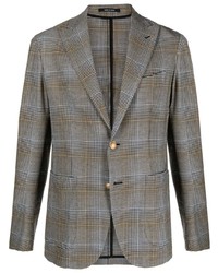 Blazer écossais gris Tagliatore