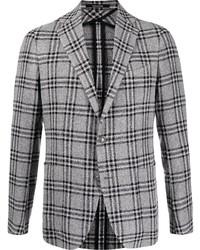 Blazer écossais gris Tagliatore