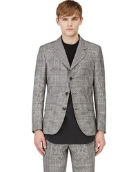 Blazer écossais gris