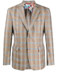 Blazer écossais marron clair Missoni