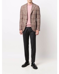 Blazer écossais marron Lardini