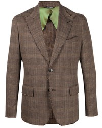 Blazer écossais marron Reveres 1949