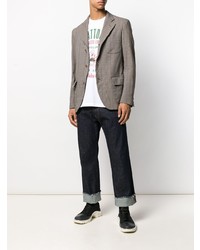 Blazer écossais marron Junya Watanabe MAN