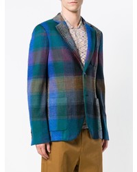 Blazer écossais multicolore Missoni