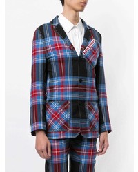 Blazer écossais multicolore Charles Jeffrey Loverboy