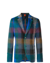 Blazer écossais multicolore Missoni