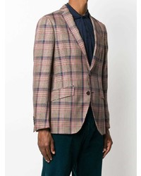 Blazer écossais multicolore Etro