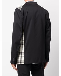 Blazer écossais noir et blanc Comme Des Garcons Homme Plus