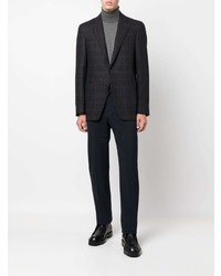 Blazer écossais noir Canali