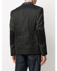 Blazer écossais vert foncé Junya Watanabe MAN