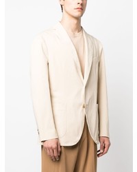 Blazer en coton beige Boglioli