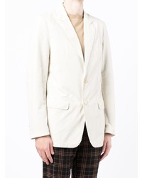 Blazer en coton blanc Aspesi