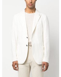 Blazer en coton blanc Tagliatore