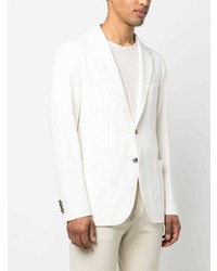 Blazer en coton blanc Tagliatore