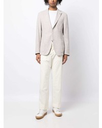 Blazer en coton blanc BOSS