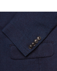 Blazer en coton bleu marine Ermenegildo Zegna