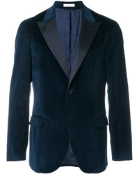 Blazer en coton bleu marine Boglioli