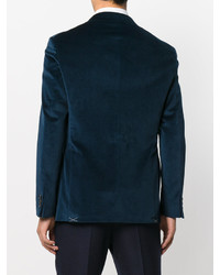 Blazer en coton bleu marine Tonello