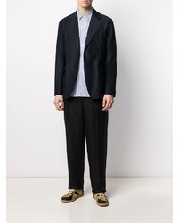 Blazer en coton bleu marine Yohji Yamamoto