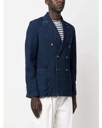 Blazer en coton bleu marine Circolo 1901