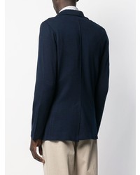 Blazer en coton bleu marine Lardini