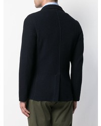 Blazer en coton bleu marine Lardini