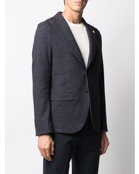 Blazer en coton bleu marine Manuel Ritz