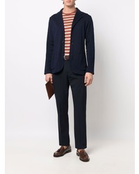 Blazer en coton bleu marine Lardini