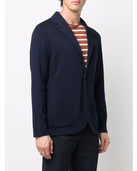 Blazer en coton bleu marine Lardini