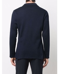 Blazer en coton bleu marine Lardini