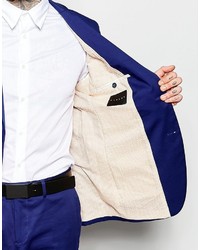 Blazer en coton bleu marine Sisley