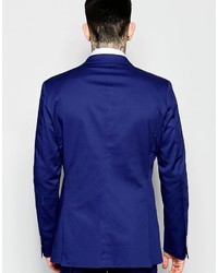 Blazer en coton bleu marine Sisley