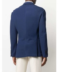 Blazer en coton bleu marine Brunello Cucinelli