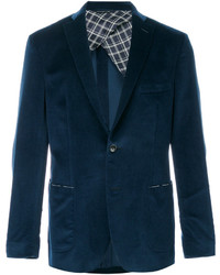 Blazer en coton bleu marine Tonello