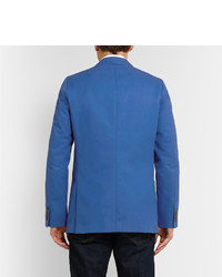 Blazer en coton bleu Richard James