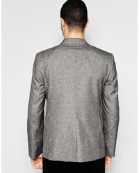 Blazer en coton gris Asos