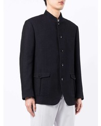 Blazer en coton noir Shanghai Tang