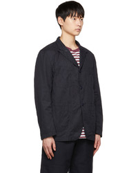 Blazer en coton noir Engineered Garments