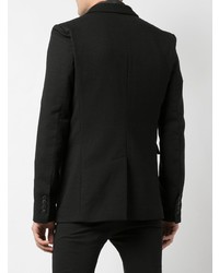 Blazer en coton noir Poème Bohémien