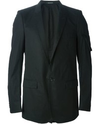 Blazer en coton noir Nicolas Andreas Taralis