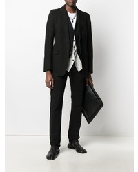 Blazer en coton noir Ann Demeulemeester