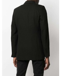 Blazer en coton noir Ann Demeulemeester