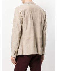 Blazer en daim beige Desa Collection