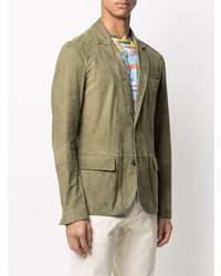 Blazer en daim olive Desa 1972