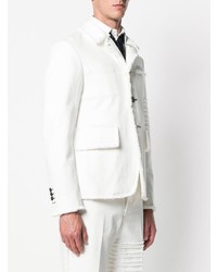 Blazer en denim blanc Thom Browne