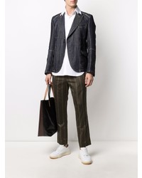 Blazer en denim bleu marine Junya Watanabe MAN