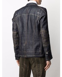 Blazer en denim bleu marine Junya Watanabe MAN