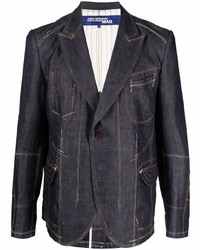 Blazer en denim bleu marine Junya Watanabe MAN