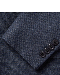 Blazer en laine à carreaux bleu marine Polo Ralph Lauren