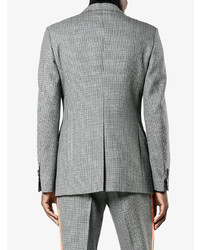 Blazer en laine à carreaux gris Calvin Klein 205W39nyc